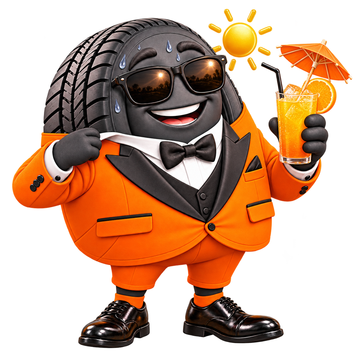 Maskot pro letní pneumatiky